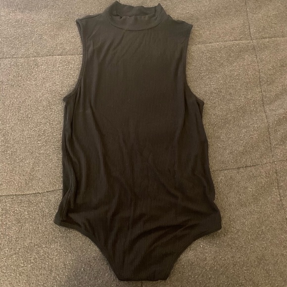 Express Tops Express Ribbed Mock Neck Body Suit Poshmark